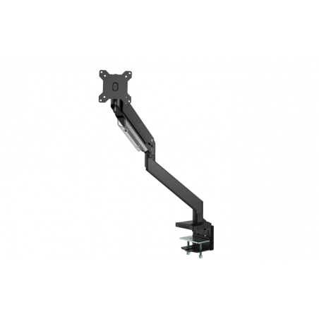 Brateck Single Monitor Heavy-Duty Gas Spring Aluminum Monitor Arm Fit Most 17'-35' Monitor Up to15kg per screen (LS)