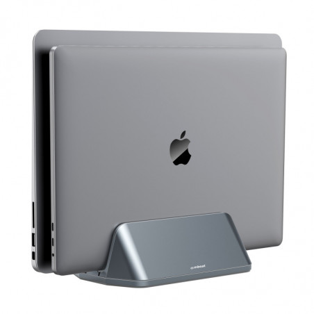 mbeat®  Stage S5 Adjustable Dual Bay Tablet, Laptop and MacBook Vertical Stand Declutter and Organise Dual Adjustable Bays M