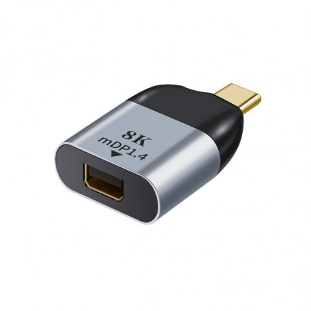Astrotek USB-C to Mini DP DisplayPort Male to female adapter support 8K@60Hz 4K@60Hz for iPad Pro Macbook Air Samsung Galaxy 