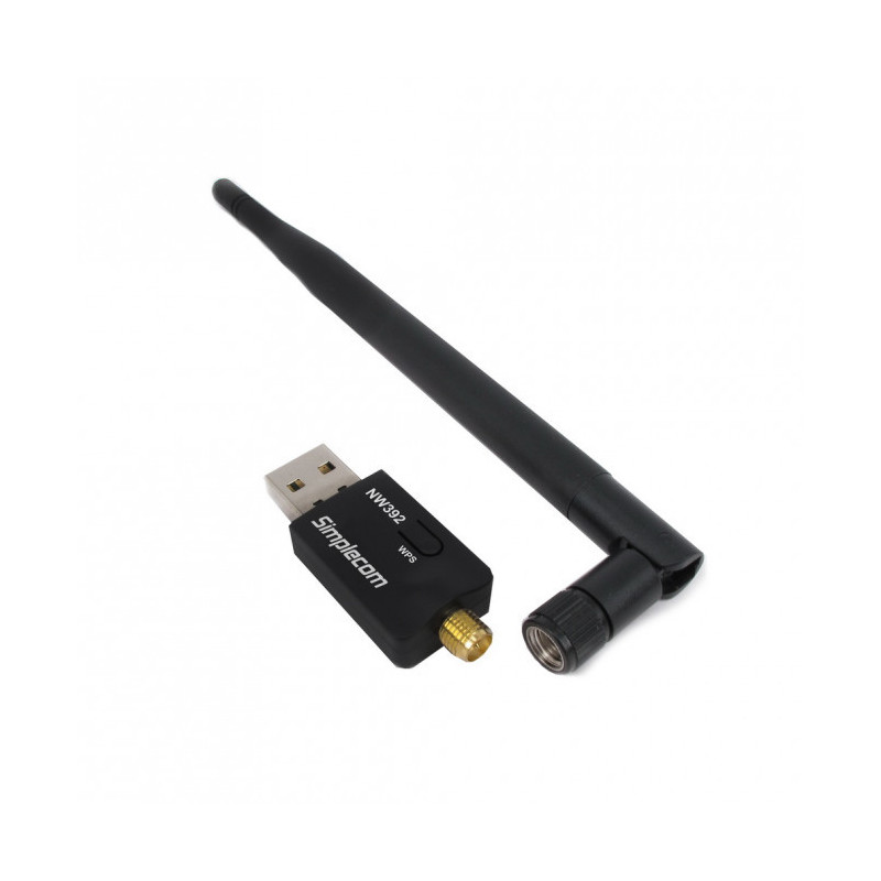 Simplecom NW392 USB Wireless N WiFi Adapter 802.11n 300Mbps 5dBi Antenna