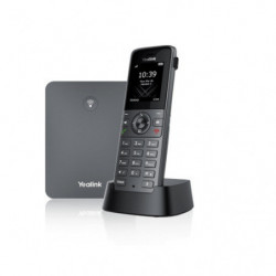 Yealink W73P High-Performance IP DECT Solution including W73H Handset and W70B Base Station, Up to 20 simultaneous calls, Fle