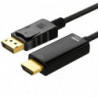 Astrotek 3m DisplayPort DP to HDMI Cable Converter Adapter - Male to Male 4K Resolution For Laptop PC to Monitor Projector HD