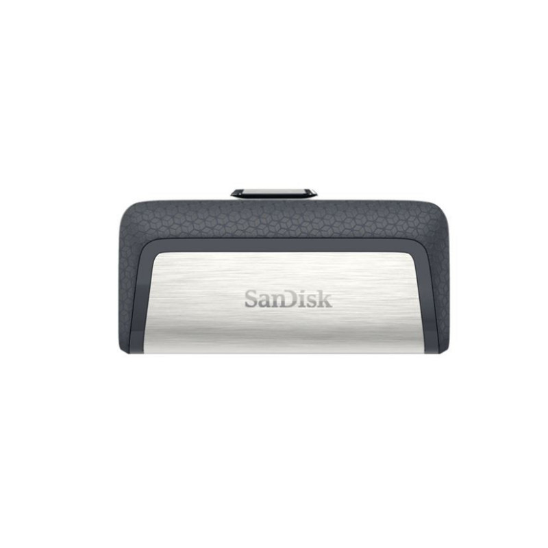 SanDisk 32GB Ultra Dual Drive Go 2-in-1 USB-C & USB-A Flash Drive Memory Stick 150MB/s USB3.1 Type-C Swivel for Android Smart