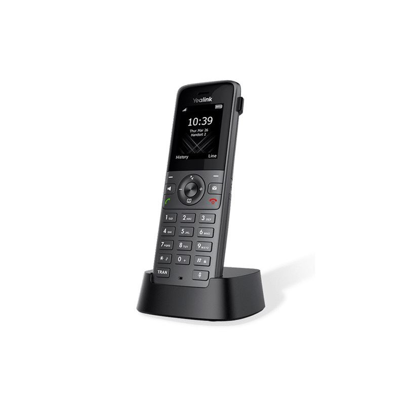 Yealink W73H High-Performance IP DECT Handset, HD Audio, Long Standby Time of 400 hours,Up to 35hours talk time, Noise Reduct