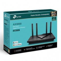 TP-Link Archer AX55 AX3000 Dual Band Gigabit Wi-Fi 6 Router, 2402 Mbps 5GHz, OFDMA, OneMesh, 4x High-Gain Antenna, Improved B