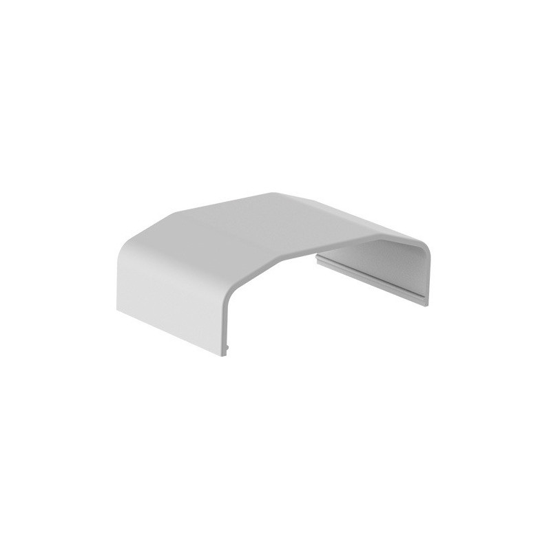 Brateck Plastic Cable Cover Joint  Material:ABS Dimensions 64x21.5x40mm - White (LS)