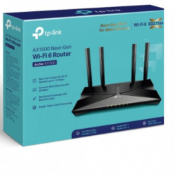 TP-Link Archer AX1500 AX1500 Wi-Fi 6 Router (802.11ax) Router 4x Gigabit Ports (WIFI6), 300 Mbps at 2.4 GHz   1201 Mbps at 5 