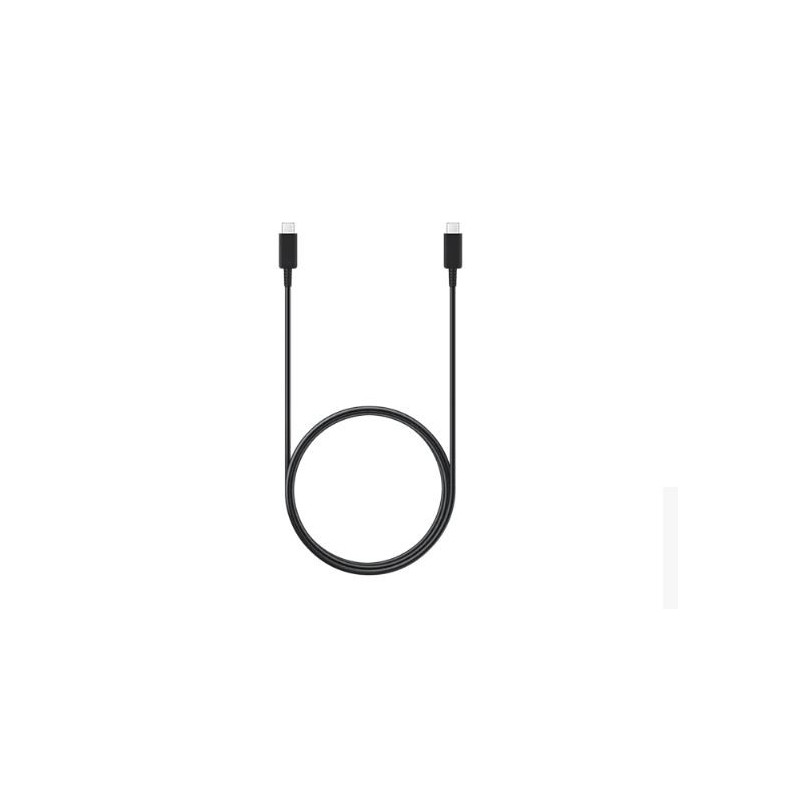 Samsung 100W USB-C to USB-C (2.0) Cable (1.8M) - Black(EP-DX510JBEGWW), Versatile Compatibility, 6 Months Warranty