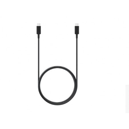 Samsung 100W USB-C to USB-C (2.0) Cable (1.8M) - Black(EP-DX510JBEGWW), Versatile Compatibility, 6 Months Warranty
