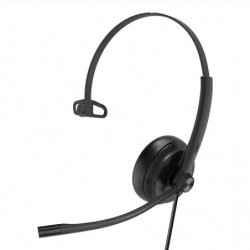 Yealink UH34SE Teams Certified Wideband Noise Cancelling Headset, USB and 3.5mm Jack, Controller with Teams Button, Mono, Ult