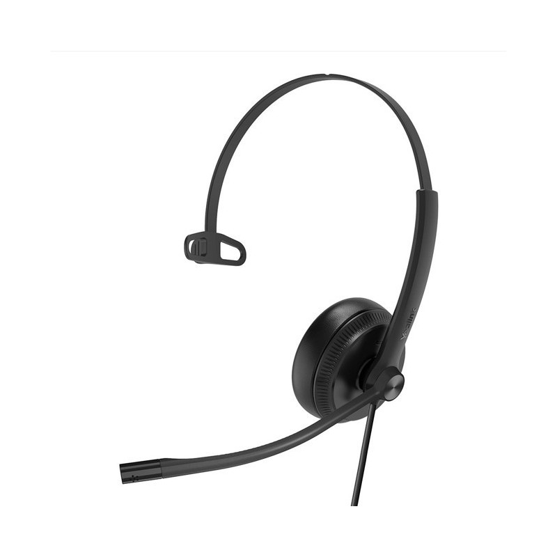 Yealink UH34SE Teams Certified Wideband Noise Cancelling Headset, USB and 3.5mm Jack, Controller with Teams Button, Mono, Ult