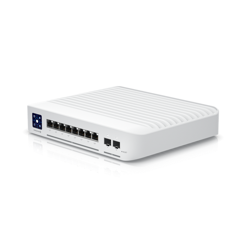 Ubiquiti Switch Enterprise 8-port PoE  8x2.5GbE, Ideal For Wi-Fi 6 AP, 2x 10g SFP  Ports For Uplinks, Managed Layer 3 Switch,