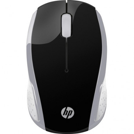 HP Wireless Mouse 200 2.4GHz 3 Bottons USB Wireless 2xAAA 1000 dpi Up to 12M Battery Life Dongle all-day comfort design Black