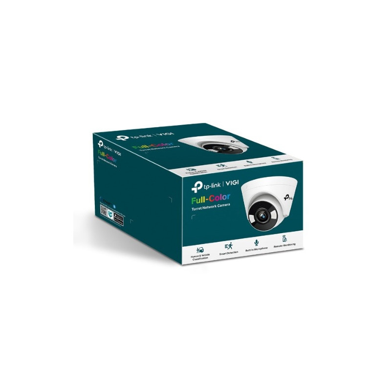 TP-Link VIGI 4MP C440(4mm) Full-Colour Turret Network Camera, 4mm Lens, Smart Detection, 3YW