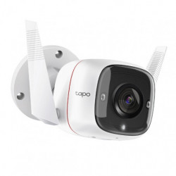 TP-Link TC65 Outdoor Security Wi-Fi Camera Ultra HD Video 3MP Definition, Wired/Wireless, Night Vision, Alarm, Two-Way Audio 