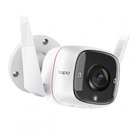 TP-Link TC65 Outdoor Security Wi-Fi Camera Ultra HD Video 3MP Definition, Wired/Wireless, Night Vision, Alarm, Two-Way Audio 