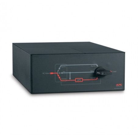 APC Service Bypass Panel, 4U RM, 230V/HW Input, 2x IEC C19 & 8x IEC C13 Output