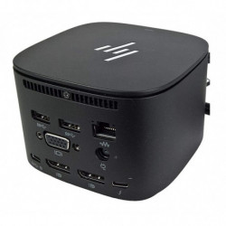 HP Dock G4 Thunderbolt 4 Docking Station - 120W Power Delivery 4xDisplays 2xDP 1xHDMI 3xUSB-A 2xUSB-C 1xTB4 2.5GbE RJ45 for H