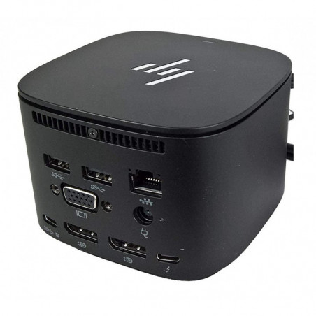 HP Dock G4 Thunderbolt 4 Docking Station - 120W Power Delivery 4xDisplays 2xDP 1xHDMI 3xUSB-A 2xUSB-C 1xTB4 2.5GbE RJ45 for H