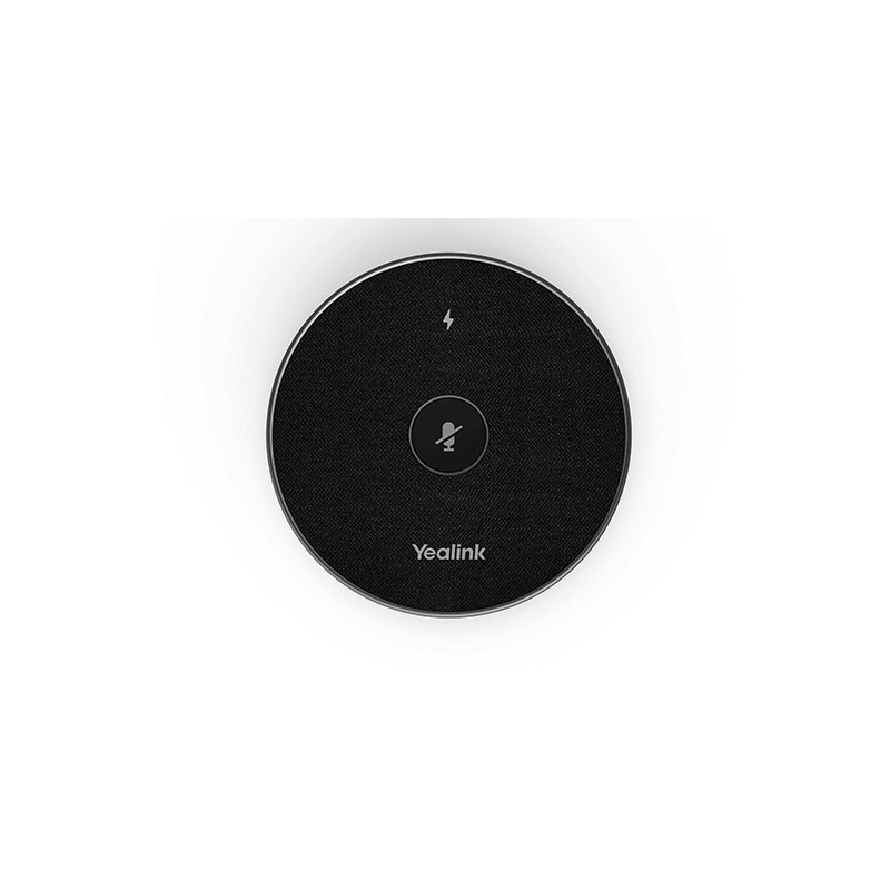Yealink VCM36-W Wireless Microphone for Video Conference System, HD Voice 6-Meter 360° Voice Pickup, Full-Duplex technology,