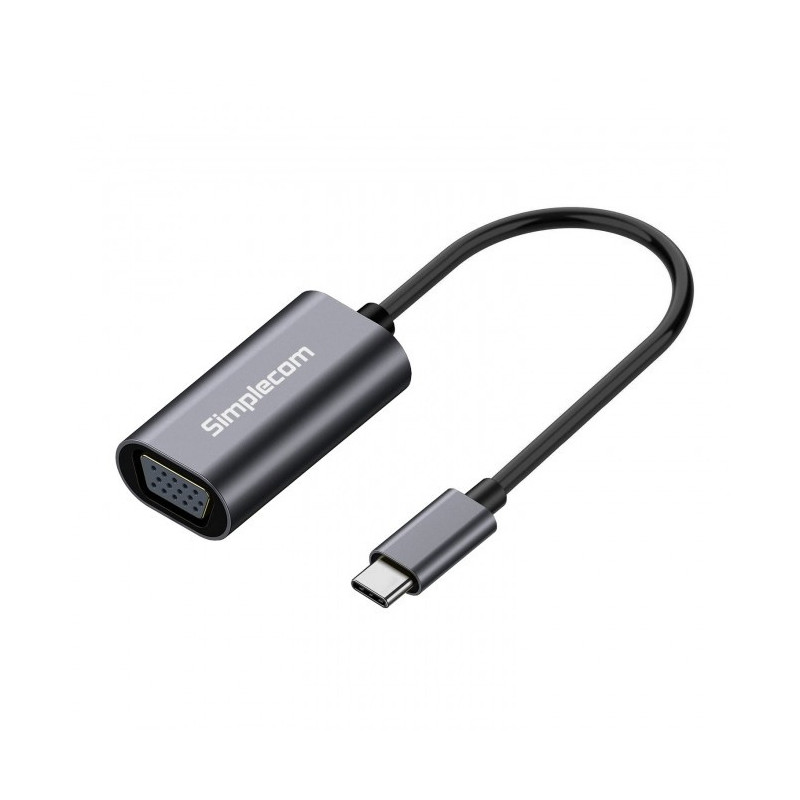 Simplecom DA104 USB-C to VGA Adapter Full HD 1080p