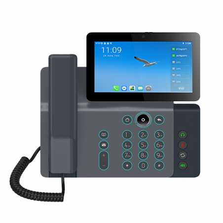 Fanvil V67 Enterprise IP Phone, 7' Touch Screen, 5mp Camera, Andriod 9.0, Built in Wifi, BT, Wall Mountable, Upto 116 DSS Key
