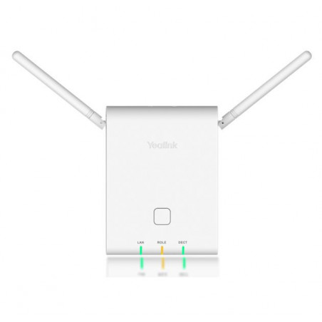 Yealink W90B Multicell DECT Base Station, support W53H,W56H,CP930W and DD Phone, PoE support, Wallmount only