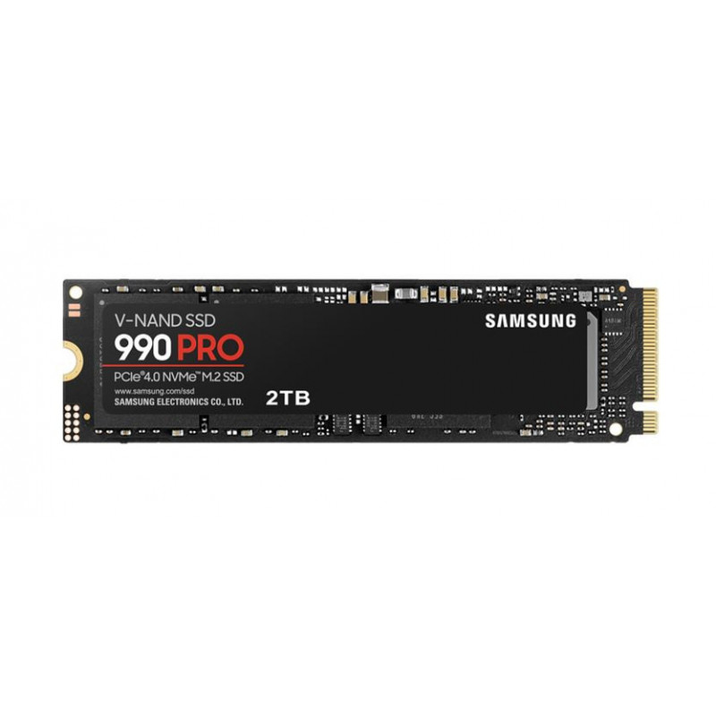 Samsung 990 Pro 2TB Gen4 NVMe SSD 7450MB/s 6900MB/s R/W 1550K/1200K IOPS 1200TBW 1.5M Hrs MTBF for PS5 5yrs Wty