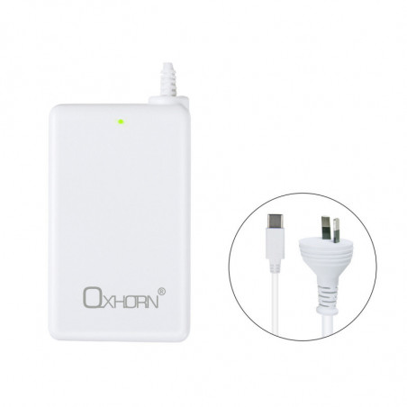 Oxhorn 65W AC Power Adapter USB-C Charger Power Delivery for Lenovo HP Dell Asus USB-C Laptop Tablet Mobile Built-in Power Su