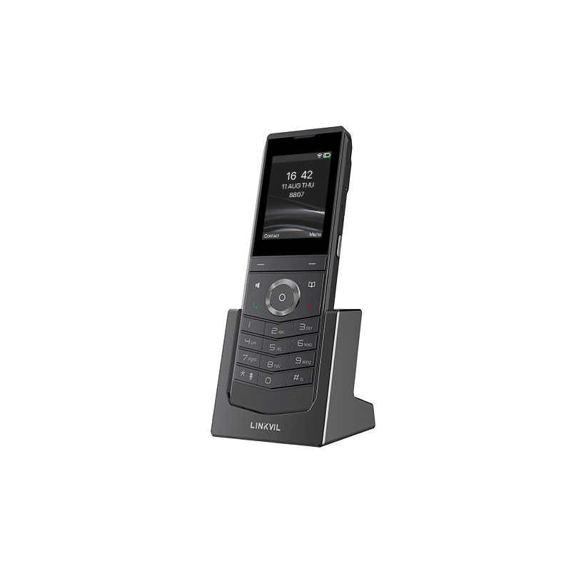 Fanvil Linkvil W611W Portable Wi-Fi Phone 2.4' Color Screen, Support Dual-band Wi-Fi, Up To 9 Hours Talk Time, Waterproof& Du