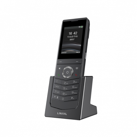 Fanvil Linkvil W611W Portable Wi-Fi Phone 2.4' Color Screen, Support Dual-band Wi-Fi, Up To 9 Hours Talk Time, Waterproof& Du