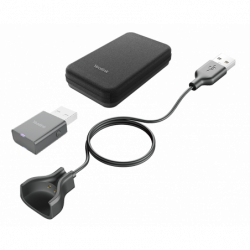 Yealink Portable Accessory Kit for WH63/67, Carry Case, Charging Cable, WDD60 DECT Dongle, Make DECT Headset Your Hybrid Work