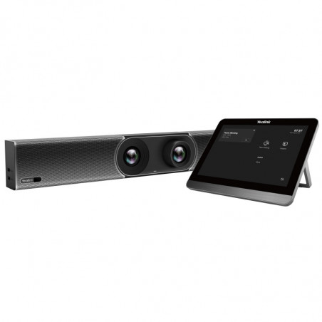 Yealink MeetingBar A30 Microsoft Teams and Zoom Rooms on Android, Medium Room, 10-15 people, CTP18 Touch Panel, Two 4K Camera