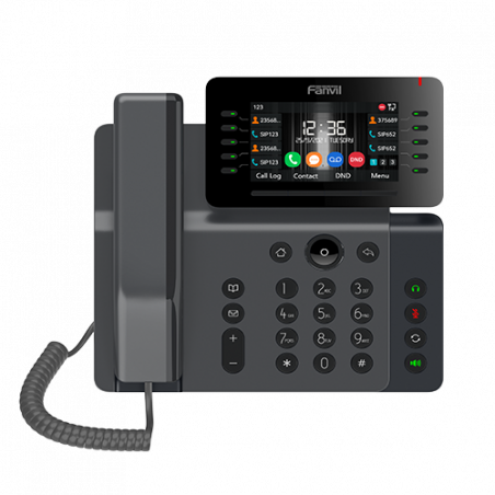 Fanvil V65 Prime Business Phone, 4.3' Adjustable Screen, built-in BT and Wi-Fi, 20 Lines, 45 DSS Keys, HD Voice Quality, SBC 