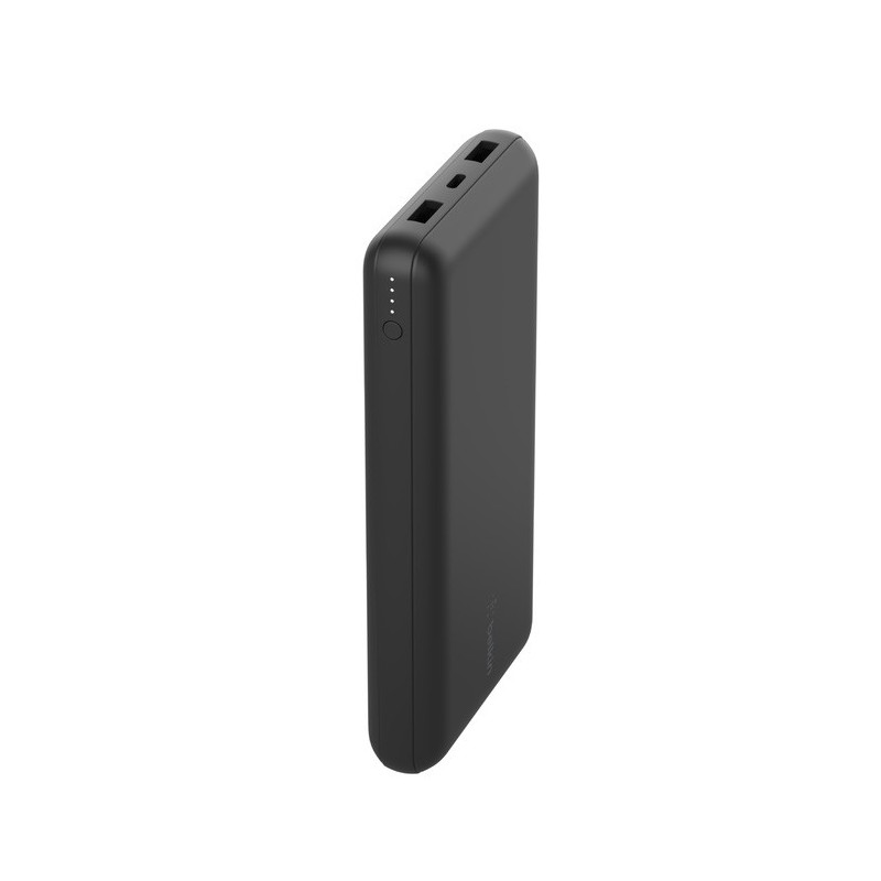Belkin BoostCharge CCC-Certified 20k mAh Power Bank (Triple-Port)   USB-C  to USB-A Cable - Black (BPB012btBK), 2x USB-A, 1x 