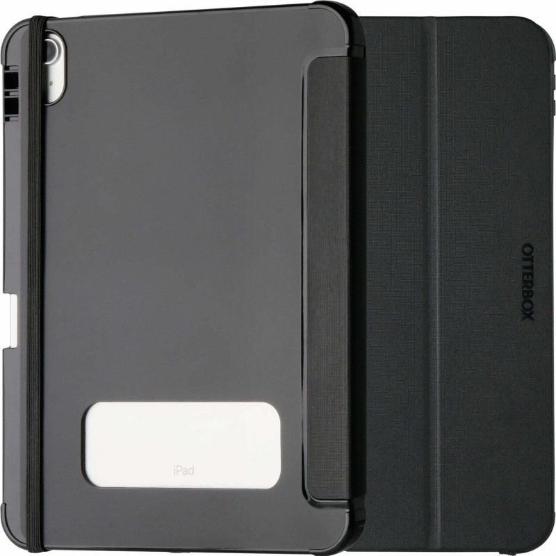OtterBox React Folio Apple iPad (11') (A16) (11th Gen) / iPad (10.9') (10th Gen) Case Black - (77-92188),DROP  Military Stand