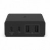 Belkin BoostCharge Pro 108W USB-C (PD 3.0) 4-Port GaN Wall Charger - Black (WCH010auBK), 2xUSB-C, 2xUSB-A, Compact Laptop Cha