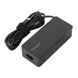 Targus 65W USB-C Charger Power Delivery Charge USB-C Laptop Tablet Mobile Phone Built-in Power Supply Protection 1.8M Cable 2