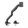 Brateck Fabulous Desk-Mounted Heavy-Duty Gas Spring Monitor Arm Fit Most 17'-49' Monitor Up to 20KG VESA 75x75,100x100 (Black