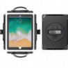 USP Rugged Apple iPad (10.2') (9th/8th/7th Gen) Case Black - Built-in-Kickstand, Hand & Shoulder Strap, DropProof, 5 Years Wa