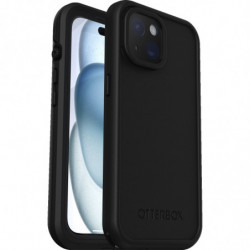 OtterBox Fre MagSafe Apple iPhone 15 (6.1') Case Black -(77-93438),DROP  5X Military Standard,2M WaterProof,Built-In Screen P