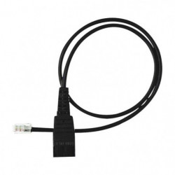 Yealink QD-RJ9-CORD,  QD to RJ Cord for YHS36/YHS34/YHS34 Lite, Quick Disconnect (QD) to RJ9 converter for Yealink YHS34, YHS