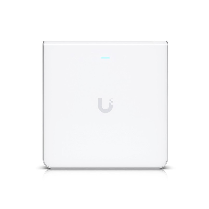 Ubiquiti UniFi Wi-Fi 6 Enterprise Sleek, Wall-mounted WiFi 6E Access Point, Integrated Four-port Switch, For High-density Off