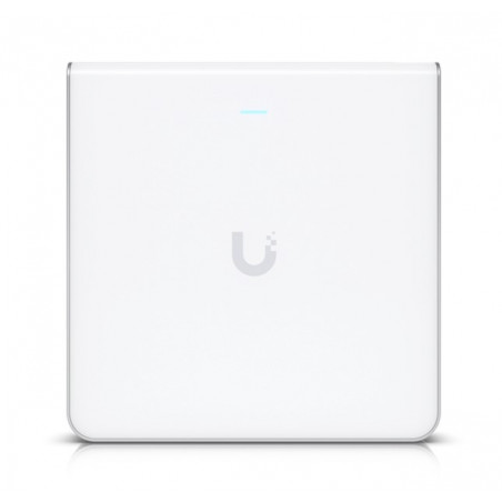 Ubiquiti UniFi Wi-Fi 6 Enterprise Sleek, Wall-mounted WiFi 6E Access Point, Integrated Four-port Switch, For High-density Off