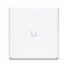 Ubiquiti UniFi Wi-Fi 6 Enterprise Sleek, Wall-mounted WiFi 6E Access Point, Integrated Four-port Switch, For High-density Off