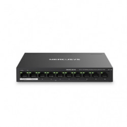 Mercusys MS110P 10-Port 10/100Mbps Desktop Switch with 8-Port PoE , Up to 250 m