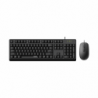RAPOO X130pro - Wired Keyboard and Mice Combo Black with Spill Resistant / 1000dpi Optical Business and Office choice. Full S