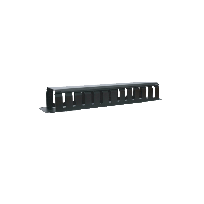 LDR 1U 19' Cable Management Rail 24 Slot Shallow (Plastic) - 1U