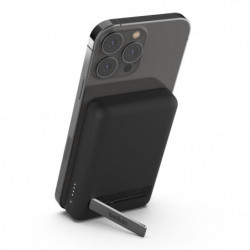 Belkin BoostCharge 5K mAh Magnetic Wireless Power Bank   USB-C Cable   Stand - Black (BPD004btBK), 7.5W, Compact & Light Desi
