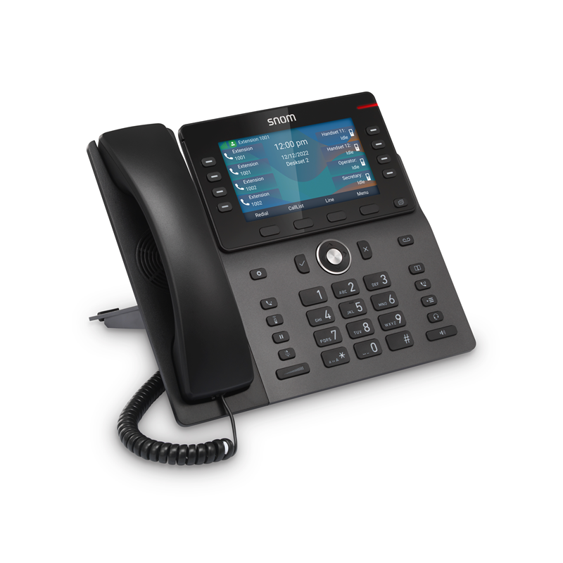 SNOM M58 DECT Handset, Backlit Keys, Bluetooth, HD Audio, Advanced Audio Quality, Shared Call Emulation (SCE), Headset connec
